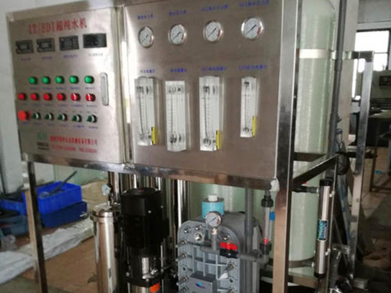 EDI模塊對海水和高鹽度苦咸水，設產水沖洗管路